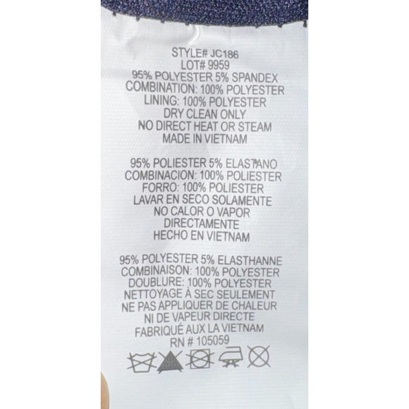 DJ Jaz Womens 16 Sheath Dress Embellished Formal Special Occasions Wedding Guest - Picture 6 of 8